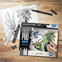 DIY Kit Illustration, Harry Potter: Magiske v&aelig;sner , ass. farver, 1 pk.