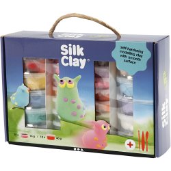 Silk Clay&reg; Gave&aelig;ske, ass. farver, 1 s&aelig;t