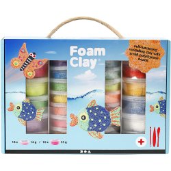 Foam Clay&reg; Gave&aelig;ske, ass. farver, 1 s&aelig;t