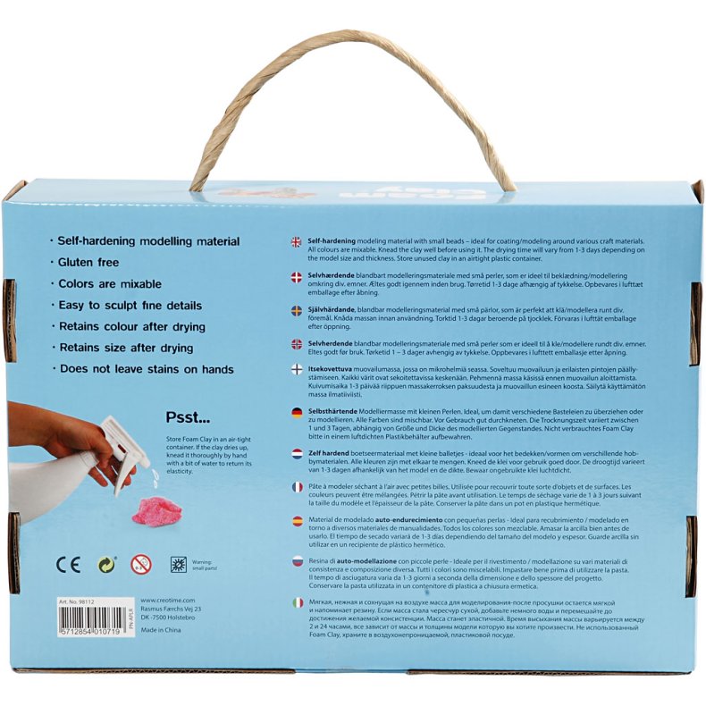 Foam Clay&reg; Gave&aelig;ske, ass. farver, 1 s&aelig;t