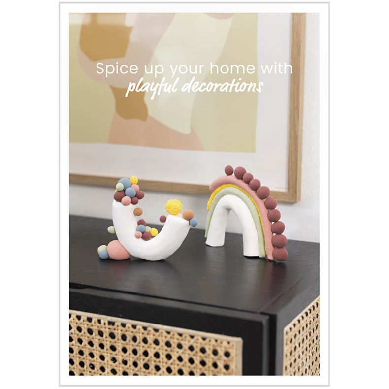 Postkort, Skulpturer af ler, A5, 1 stk.