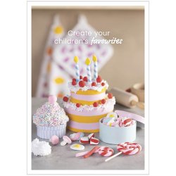 Postkort, Modellering, kager og slik, A5, 14,8x21 cm, 1 stk.
