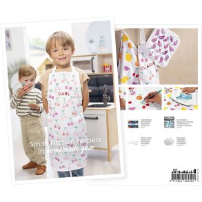 Postkort, Forklæde og viskestykke, A5, 14,8x21 cm, 1 stk.