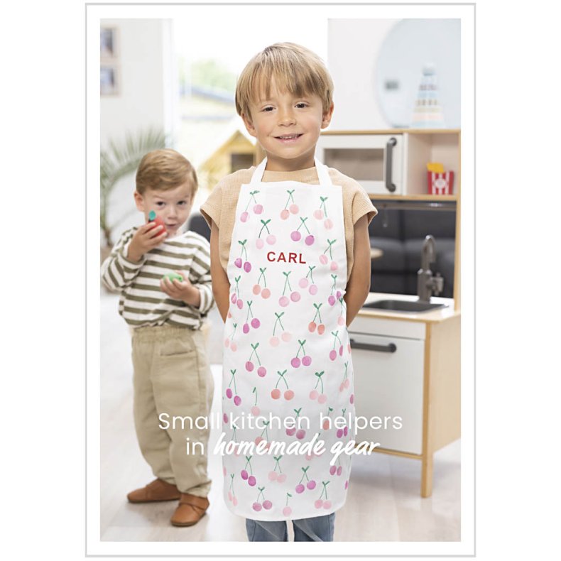 Postkort, Forkl&aelig;de og viskestykke, A5, 14,8x21 cm, 1 stk.