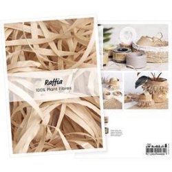 Produktpostkort, Raffia papirgarn, A5, 14,8x21 cm, 1 stk.