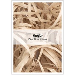 Produktpostkort, Raffia papirgarn, A5, 14,8x21 cm, 1 stk.