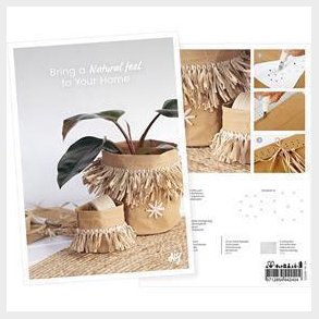 Postkort, Kreativ med 100% plantefibre, A5, 14,8x21 cm, 1 stk.