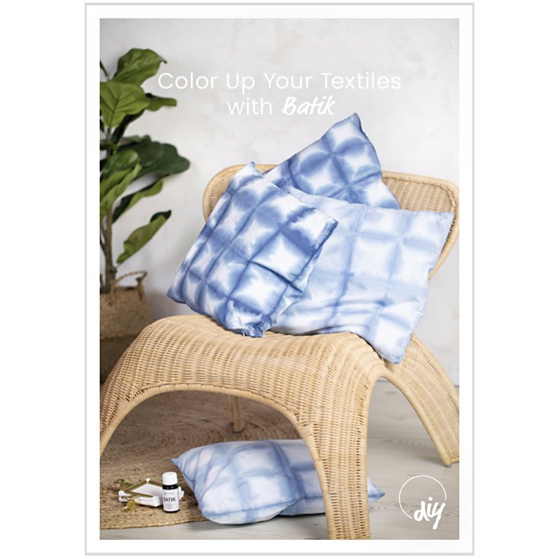 Postkort, Hop med p&aring; batiktrenden, A5, 14,8x21 cm, 1 stk.