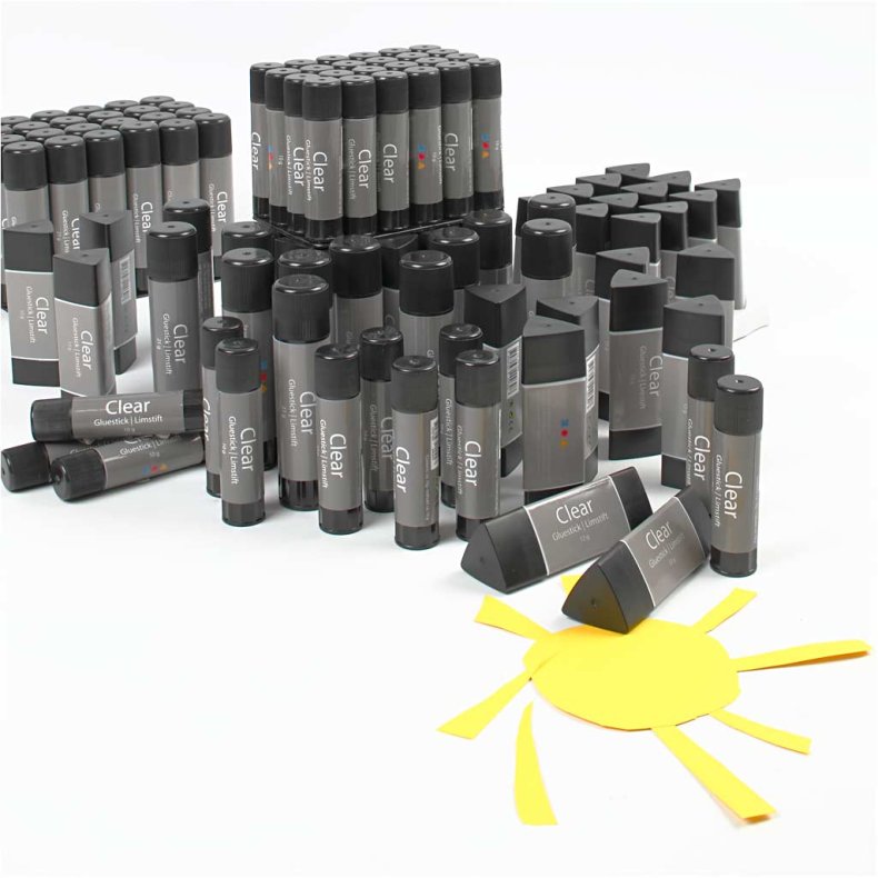 Clear Limstift, 96 stk./ 1 pk.