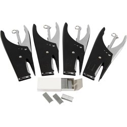 H&aelig;ftetang og h&aelig;fteklammer, nr. 6/4, B: 6 mm, 1 s&aelig;t