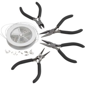 Smykkestartsæt med Værktøj, forsølvet, 1 sæt