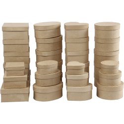 &AElig;sker, H: 5-7,5 cm, diam. 10-18 cm, 72 stk./ 1 pk.