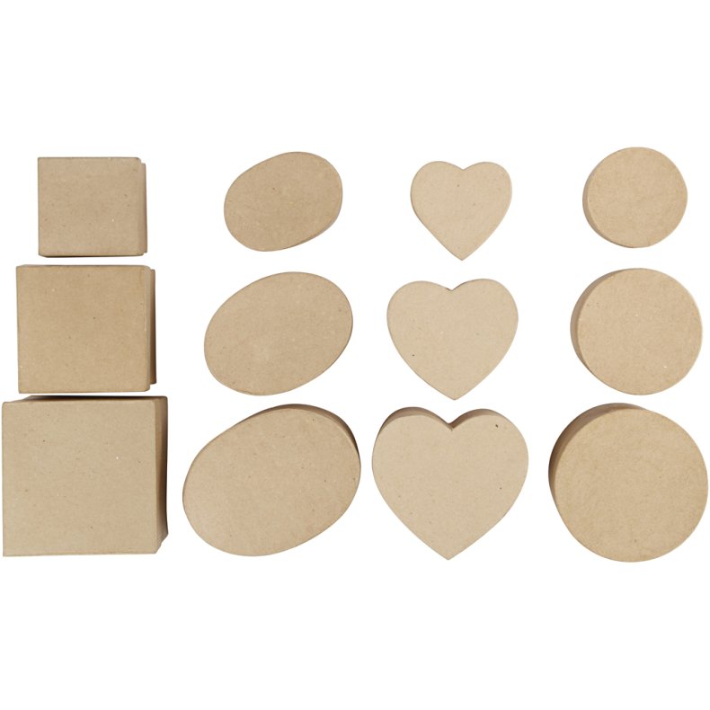 &AElig;sker, H: 5-7,5 cm, diam. 10-18 cm, 72 stk./ 1 pk.