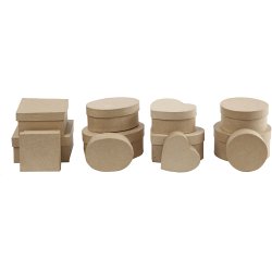 &AElig;sker, H: 5-7,5 cm, diam. 10-18 cm, 72 stk./ 1 pk.