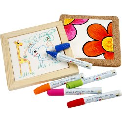 Gruppe DIY Kit Mal Bordsk&aring;nere, standardfarver, suppleringsfarver, 30 stk., 1 s&aelig;t