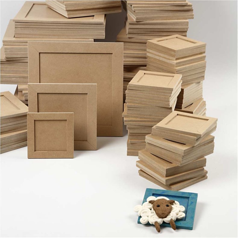 Collageramme, str. 10x10 + 15x15 + 22x22 cm, 200 stk./ 1 pk.