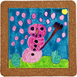 Gruppe DIY Kit Mal Bordsk&aring;nere, str. 15,5x15,5 cm, ass. farver, 1 s&aelig;t