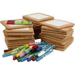 Gruppe DIY Kit Mal Bordsk&aring;nere, str. 15,5x15,5 cm, ass. farver, 1 s&aelig;t