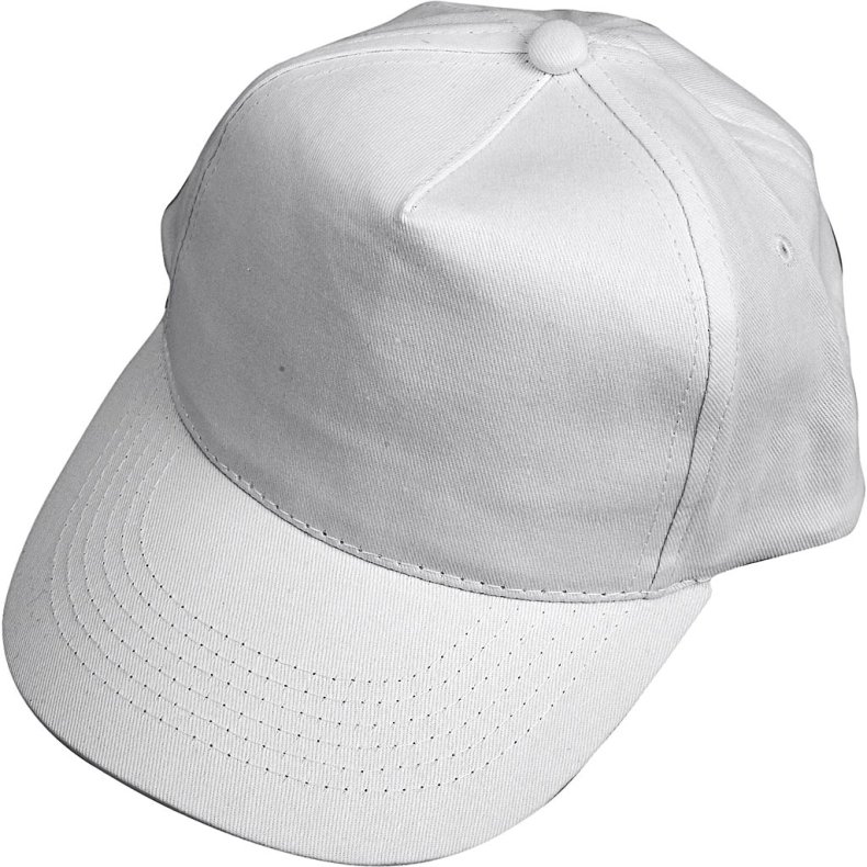 Kasket, str. 49,5-56 cm, hvid, 1 stk.