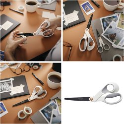 Fiskars Slip-let Universalsaks, L: 21 cm, h&oslash;jre, 1 stk.